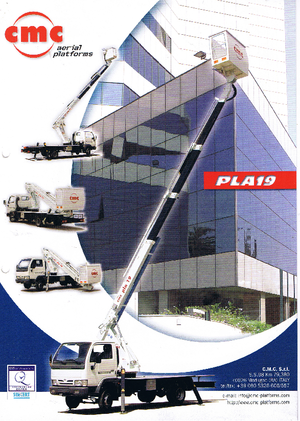 Teleskopske dizalice sa granom montirane na kamion CMC PLA 19