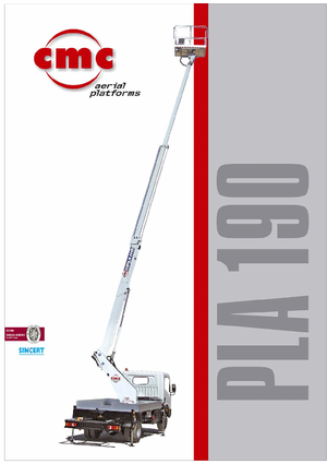 Teleskopske dizalice sa granom montirane na kamion CMC PLA190