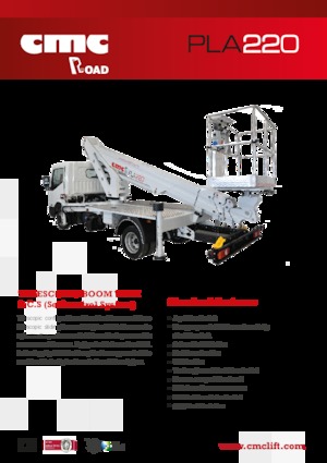 Teleskopske dizalice sa granom montirane na kamion CMC PLA220