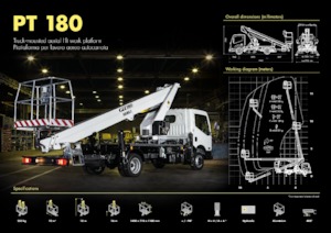 Teleskopske dizalice sa granom montirane na kamion ISOLI PT180