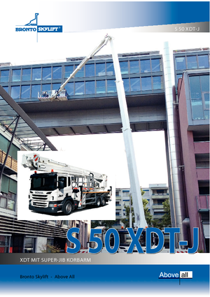 Teleskopske dizalice sa granom montirane na kamion Bronto Skylift S 50 XDTJ