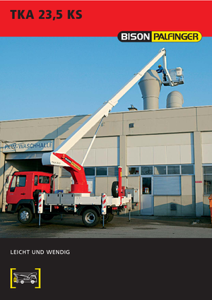 Teleskopske dizalice sa granom montirane na kamion Bison-Palfinger TKA 23,5 KS