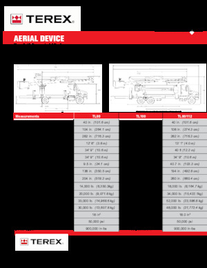Teleskopske dizalice sa granom montirane na kamion Terex TL80