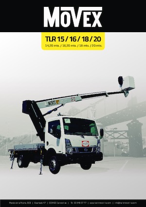 Teleskopske dizalice sa granom montirane na kamion Movex TLR 17 reinforced