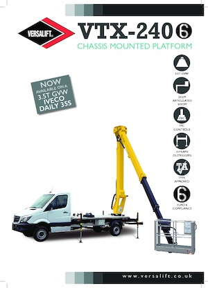 Teleskopske dizalice sa granom montirane na kamion Versalift VTX-240 