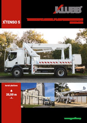 Teleskopske dizalice sa granom montirane na kamion Klubb Xtenso 5