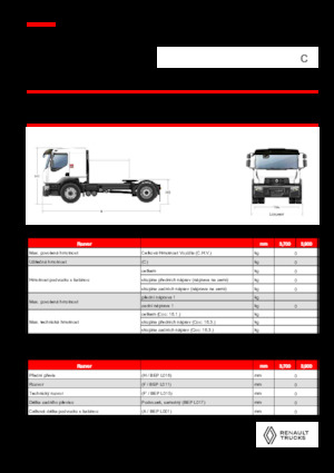Tegljači - tegljačke jedinice Renault C CAB2300 460 4X2 T E6