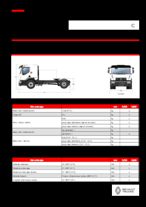 Tegljači - tegljačke jedinice Renault C CAB2300 460 4X2 T E6