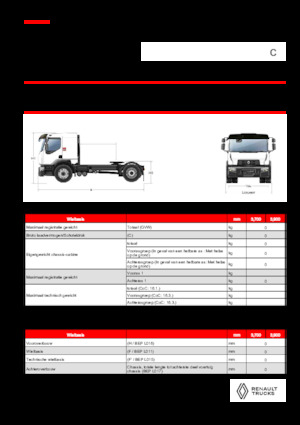 Tegljači - tegljačke jedinice Renault C CAB2300 460 4X2 T E6
