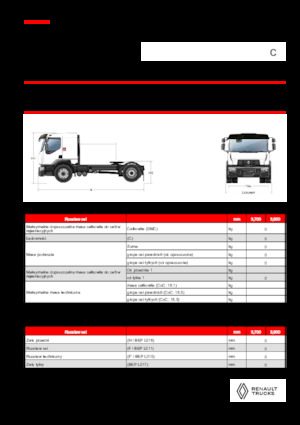 Tegljači - tegljačke jedinice Renault C CAB2300 460 4X2 T E6
