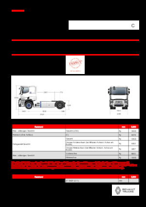 Tegljači - tegljačke jedinice Renault E-TECH C - T4x2 ROAD