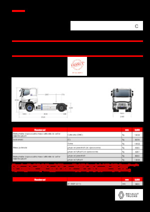 Tegljači - tegljačke jedinice Renault E-TECH C - T4x2 ROAD