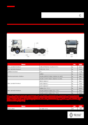 Tegljači - tegljačke jedinice Renault E-TECH C - T6x4 OFF ROAD