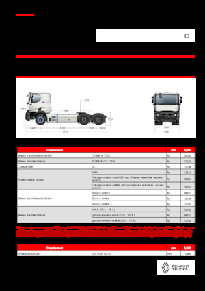Tegljači - tegljačke jedinice Renault E-TECH C - T6x4 OFF ROAD