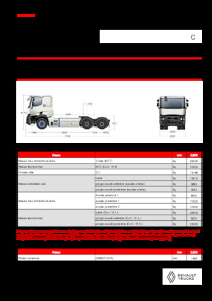 Tegljači - tegljačke jedinice Renault E-TECH C - T6x4 OFF ROAD