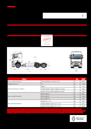 Tegljači - tegljačke jedinice Renault E-TECH T - T6x2 TAG
