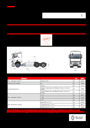 Tegljači - tegljačke jedinice Renault E-TECH T - T6x2 TAG