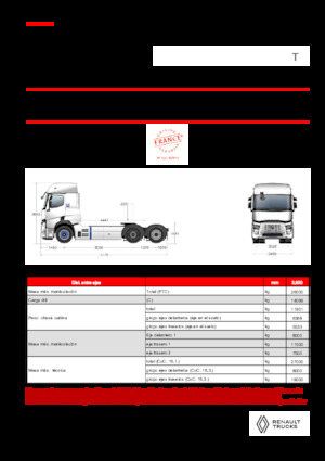 Tegljači - tegljačke jedinice Renault E-TECH T - T6x2 TAG