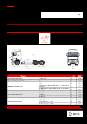 Tegljači - tegljačke jedinice Renault E-TECH T - T6x2 TAG