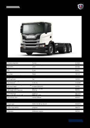 Tegljači - tegljačke jedinice Scania G 280 A6x4NA