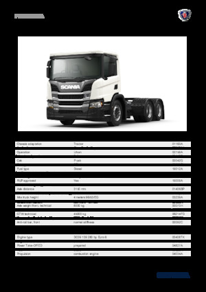 Tegljači - tegljačke jedinice Scania P 280 A6x4NA