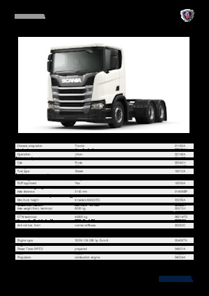 Tegljači - tegljačke jedinice Scania R 280 A6x4NA