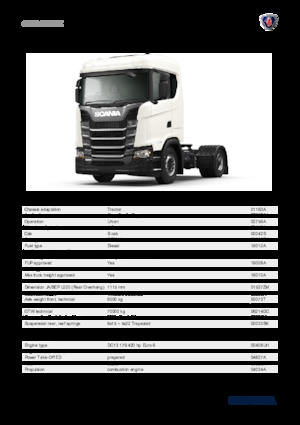 Tegljači - tegljačke jedinice Scania S 420 A4x2NZ
