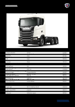 Tegljači - tegljačke jedinice Scania S 420 A6x2/2NA