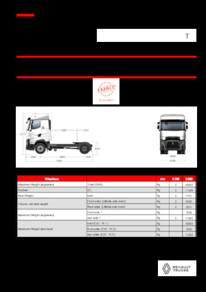Tegljači - tegljačke jedinice Renault T HIGH T4X2 LOW 13L E6