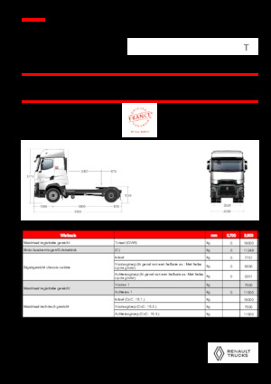 Tegljači - tegljačke jedinice Renault T HIGH T4X2 LOW 13L E6