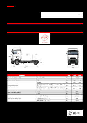Tegljači - tegljačke jedinice Renault T HIGH T4X2 MAXISPACE 13L E6