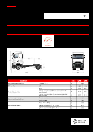 Tegljači - tegljačke jedinice Renault T HIGH T4X2 MAXISPACE 13L E6
