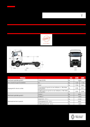 Tegljači - tegljačke jedinice Renault T HIGH T4X2 MAXISPACE 13L E6