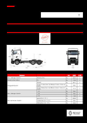 Tegljači - tegljačke jedinice Renault T HIGH T6X2 PUSHER 13L E6