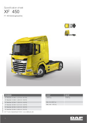 Tegljači - tegljačke jedinice DAF XF 480 FT