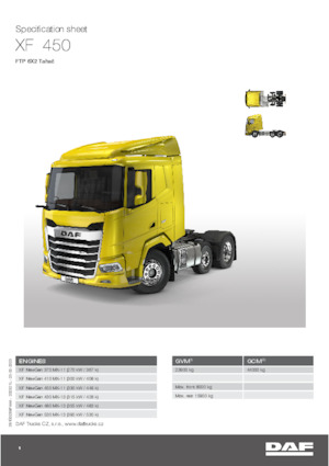 Tegljači - tegljačke jedinice DAF XF 370 FTP