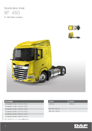 Tegljači - tegljačke jedinice DAF XF 430 FT Low Deck