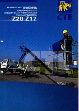 Dizala sa zglobnom granom montirana na prikolicu CTE Z 17