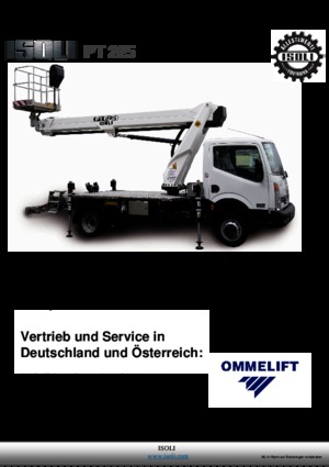 Teleskopske dizalice sa granom montirane na kamion ISOLI PT 225