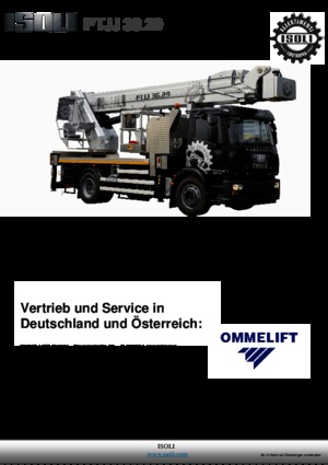 Teleskopske dizalice sa granom montirane na kamion ISOLI PTJJ36.29