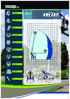 Teleskopske dizalice sa granom montirane na kamion Socage T315 ForSte