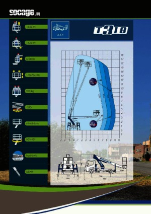 Teleskopske dizalice sa granom montirane na kamion Socage T 318 ForSte