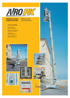 Vertikalna podizna platforma s jednim jarbolom AIRO PK 11800 E