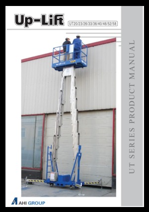 Vertikalna podizna platforma s jednim jarbolom AHI UT46