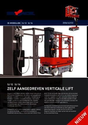Vertikalna podizna platforma s jednim jarbolom Skyjack SJ 12