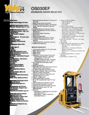 Skupljači narudžbi Yale OS030EF