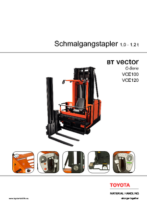 Električni bočni viličari BT Vector VCE 100