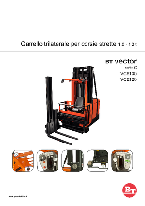 Električni bočni viličari BT Vector VCE 100