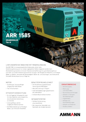 Vibracijski valjci za rovove Ammann ARR 1585 T4f