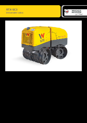 Vibracijski valjci za rovove Wacker Neuson RTLx SC 3